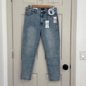 Curve Appeal High Rise Minimalist Jegging Jeans Womens 12/31 Blue Stretch Acid
